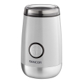 Sencor - Moulin à café à grain électrique 60 g 150W/230V blanc/chrome mat