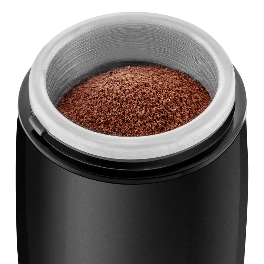 Sencor - Moulin à café à grain électrique 60 g 150W/230V noir/chrome mat