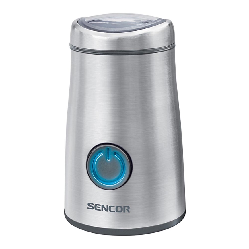 Sencor - Moulin à café en grain électrique 50 g 150W/230V acier inoxydable