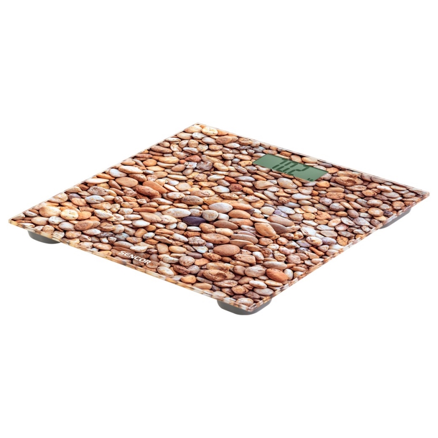 Sencor - Pèse-personne numérique avec écran LCD 1xCR2032