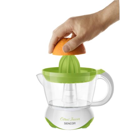 Sencor - Presse citron électrique 0,7 l 40W/230V blanc/vert