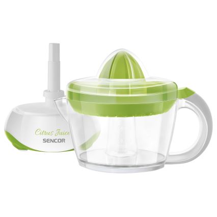 Sencor - Presse citron électrique 0,7 l 40W/230V blanc/vert