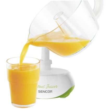 Sencor - Presse citron électrique 0,7 l 40W/230V blanc/vert