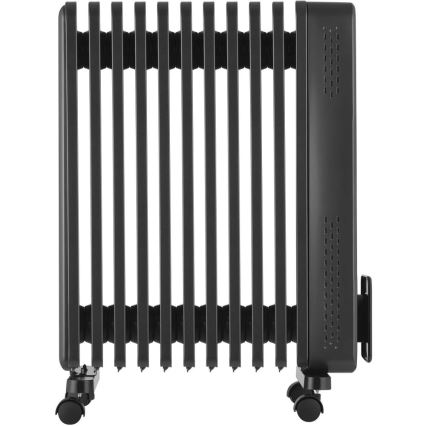 Sencor - Radiateur à bain d'huile 11 éléments 1000/1200/2400W/230V Wi-Fi noir