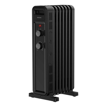 Sencor - Radiateur à bain d'huile 7 éléments 600/900/1500W/230V noir