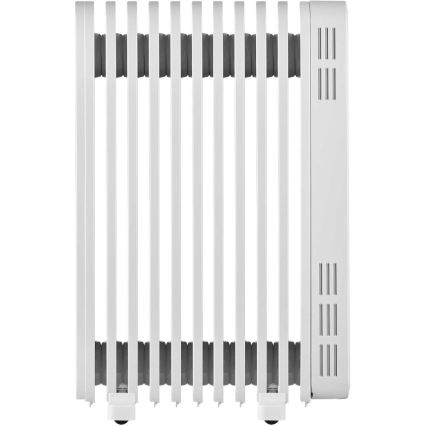Sencor - Radiateur à bain d'huile à 11 éléments 1000/2300W/230V blanc + télécommande