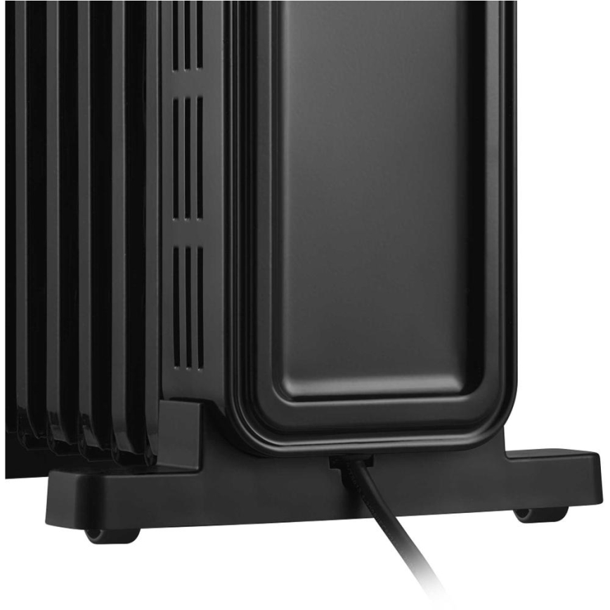 Sencor - Radiateur à bain d'huile à 7 ailettes 600/900/1500W/230V noir