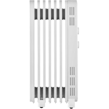 Sencor - Radiateur à bain d'huile à 7 éléments 600/900/1500W/230V blanc