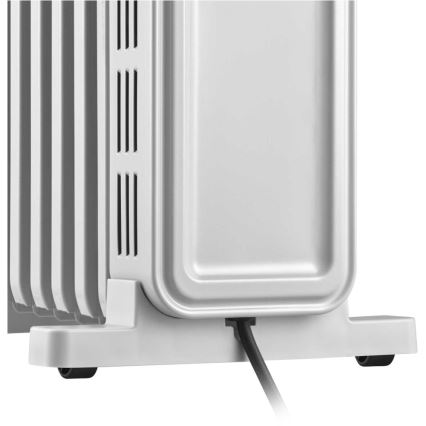Sencor - Radiateur à bain d'huile à 7 éléments 600/900/1500W/230V blanc