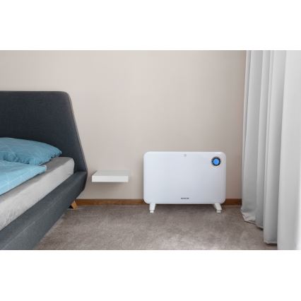 Sencor - Radiateur à convection avec écran LCD et thermostat 750W/1500W/230V IP24