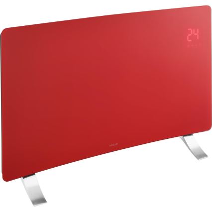 Sencor - Radiateur/convecteur électrique intelligent 1200/2400W/230V IP24 Wi-Fi rouge