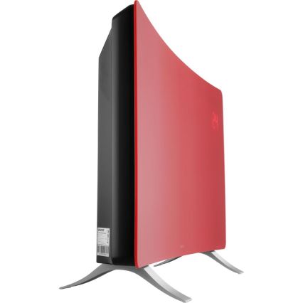 Sencor - Radiateur/convecteur électrique intelligent 1200/2400W/230V IP24 Wi-Fi rouge