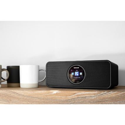 Sencor - Radio Internet 14W/5V Wi-Fi + télécommande