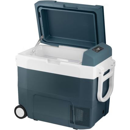 Sencor - Réfrigérateur de voiture portable à compresseur 55 l 70 W/12 V/230 V bleu/blanc