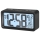 Sencor - Réveil avec affichage LCD et thermomètre 2xAAA noir