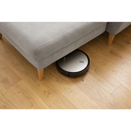 Sencor - Robot aspirateur avec une serpillière 2en1 25W 2600 mAh noir/argent + télécommande