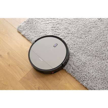 Sencor - Robot aspirateur avec une serpillière 2en1 25W 2600 mAh noir/argent + télécommande