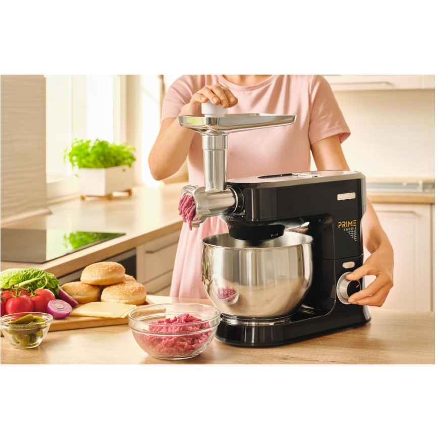 Sencor - Robot de cuisine avec bol en acier inoxydable 1000W/230V noir