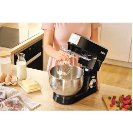 Sencor - Robot de cuisine avec bol en acier inoxydable 1000W/230V noir