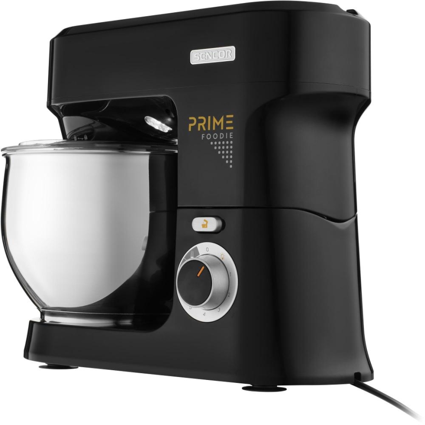 Sencor - Robot de cuisine avec bol en acier inoxydable 1000W/230V noir