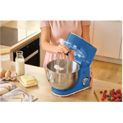 Sencor - Robot de cuisine avec bol en acier inoxydable 1300 W/230 V, bleu