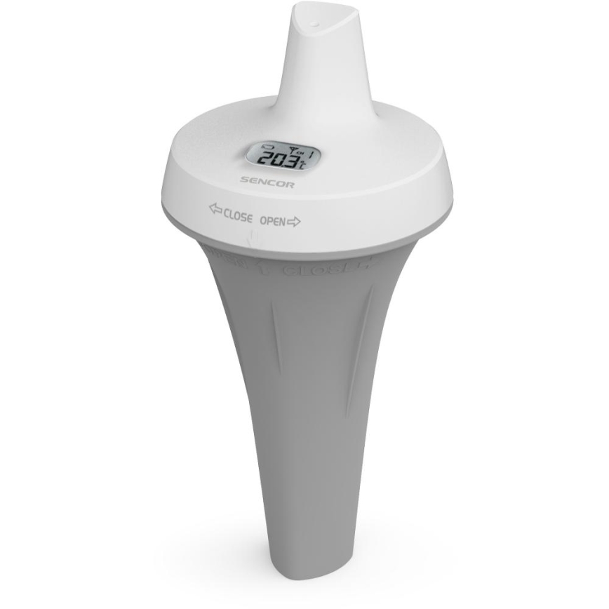 Sencor - Station météo avec capteur flottant sans fil pour piscine 2xAA + 2xAA IPX7