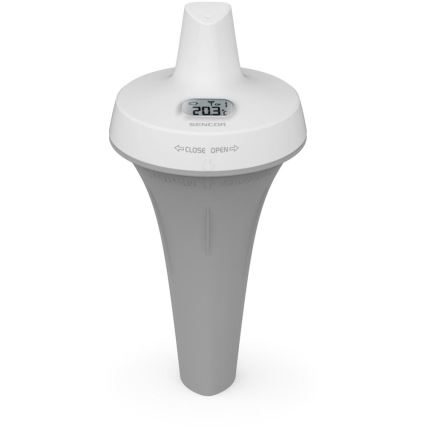 Sencor - Station météo avec capteur flottant sans fil pour piscine 2xAA + 2xAA IPX7