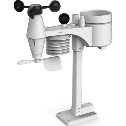 Sencor - Station météo professionnelle avec écran LCD couleur et réveil 5V/1xCR2032 + 3xAA