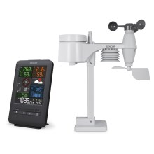Sencor - Station météo professionnelle avec écran couleur et alarme 1xCR2032