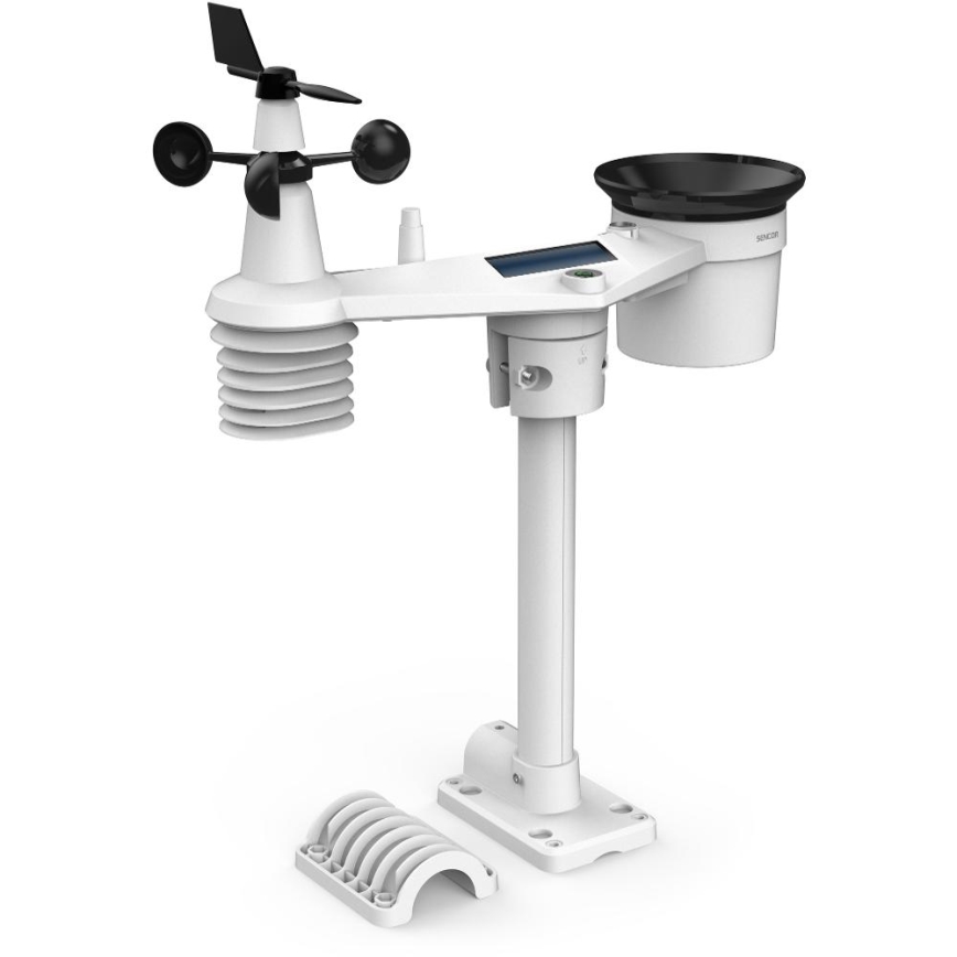Sencor - Station météo professionnelle avec écran couleur LCD 5V 1xCR2032 + 3xAA + 2xAA Wi-Fi Tuya