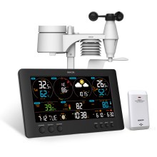 Sencor - Station météo professionnelle avec écran LCD couleur 1xCR2032 Wi-Fi