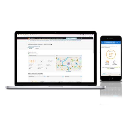 Sencor - Station météo professionnelle avec écran LCD couleur 1xCR2032 Wi-Fi