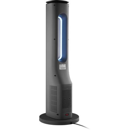 Sencor - Ventilateur colonne sans pales avec chauffage céramique 1200/2000W/230V anthracite + télécommande