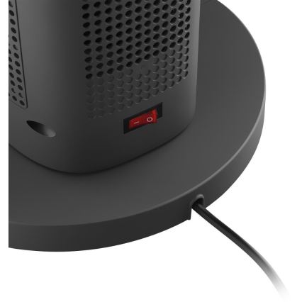 Sencor - Ventilateur colonne sans pales avec chauffage céramique 1200/2000W/230V anthracite + télécommande