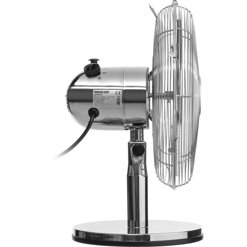 Sencor - Ventilateur de table 35W/230V chrome brillant