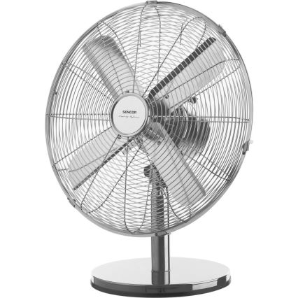 Sencor - Ventilateur de table 50W/230V chrome brillant