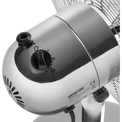 Sencor - Ventilateur de table 50W/230V chrome brillant