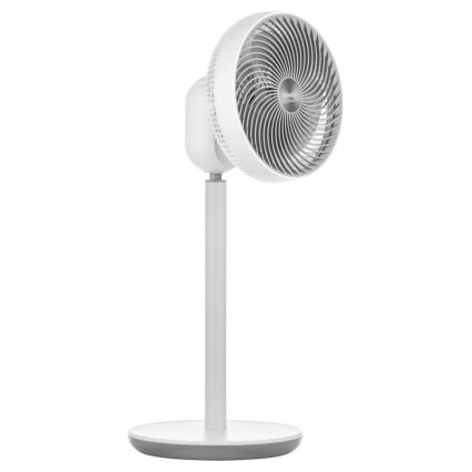 Sencor - Ventilateur sur pied 3D UltraSilent 26W/230V blanc + télécommande