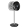 Sencor - Ventilateur sur pied 3D UltraSilent 26W/230V Wi-Fi noir + télécommande