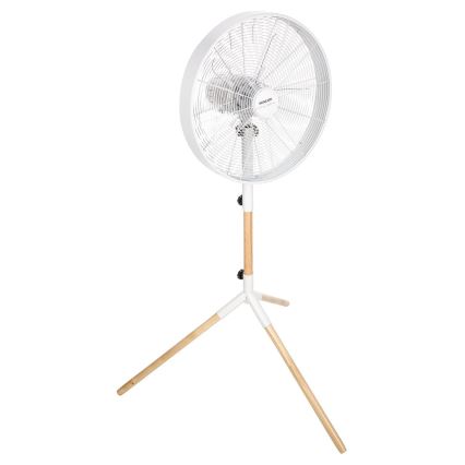 Sencor - Ventilateur sur pied 50W/230V blanc/hêtre