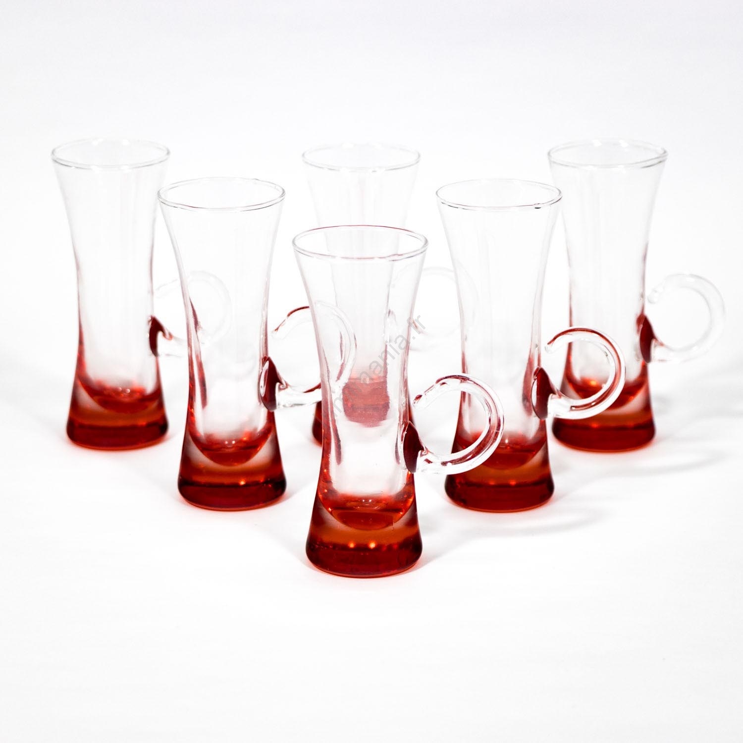 Tasse à Liqueur En Métal De Style Vintage Avec Poignée En Verre, Design