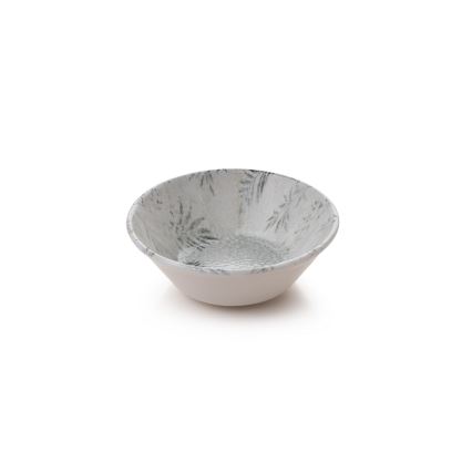Service de table 12 pièces en porcelaine, gris