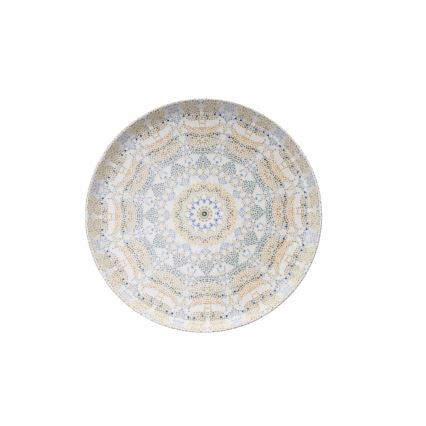 Service de table 12 pièces multicolore/porcelaine