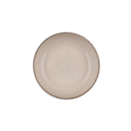 Service de table 16 pièces en porcelaine, beige