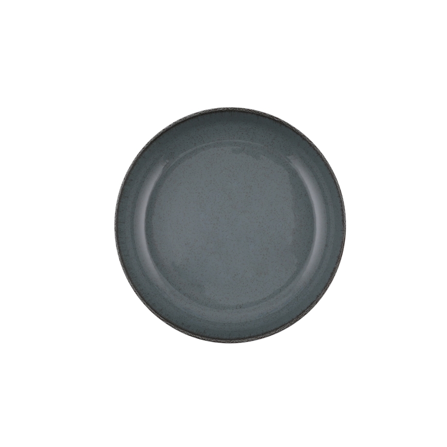 Service de table 16 pièces gris/porcelaine