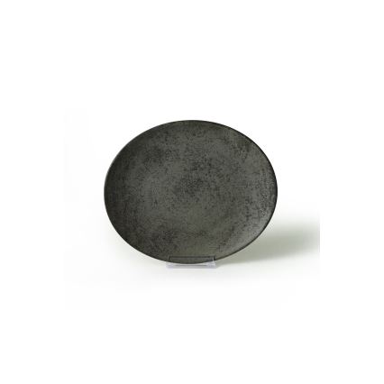 Service de table 18 pièces anthracite/vert/grès