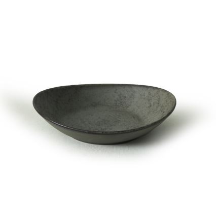 Service de table 18 pièces anthracite/vert/grès