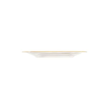 Service de table 18 pièces blanc/doré/porcelaine