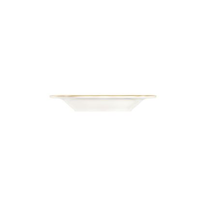 Service de table 18 pièces blanc/doré/porcelaine