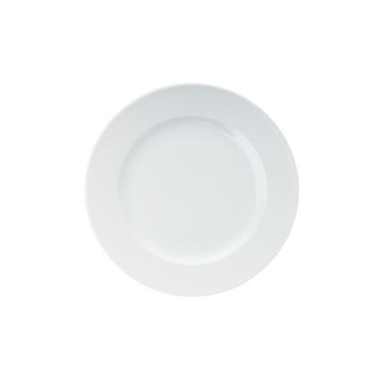 Service de table 18 pièces, blanc en porcelaine